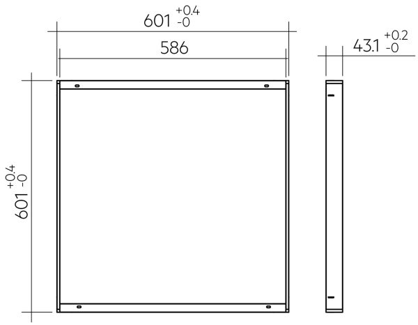 Rama LED Panel 600x600mm
